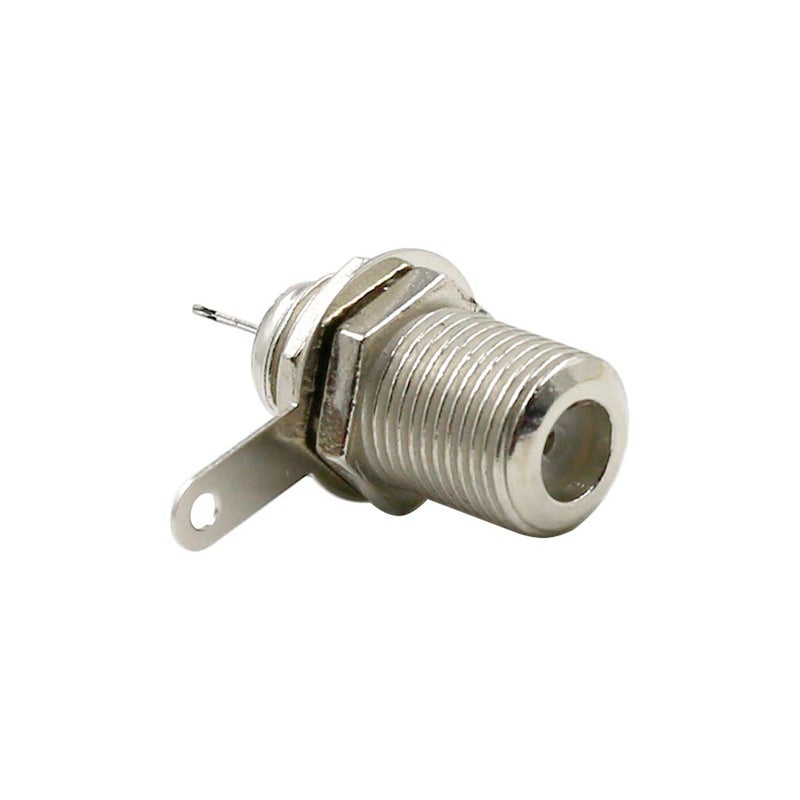 Hxchen F Type Panel Mounted Socket Female Jack Solder Connector Adapter - (5 Pcs) - Image 4